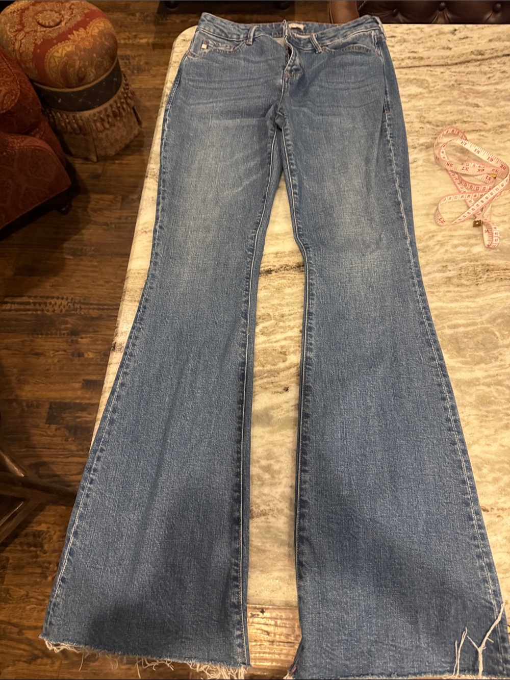 Women's Blue Flared Jeans Dear John